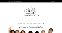 Desktop Screenshot of carolynskids.com
